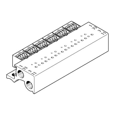 Festo Manifold Block MHP1-PR8-3-PI MHP1-PR8-3-PI